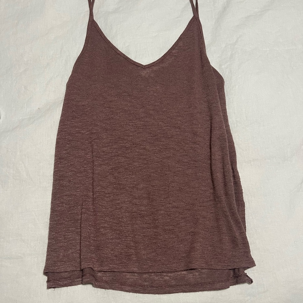 Women's Purple Sleeveless Top